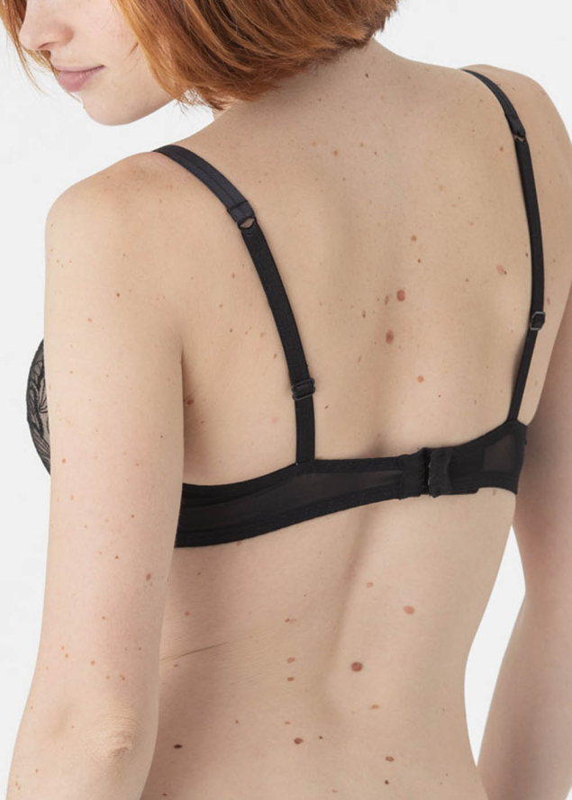 Soutien-gorge Push-up avec Armatures Maison Lejaby Noir