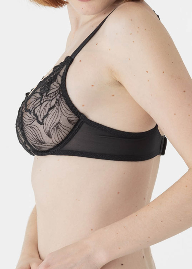 Soutien-gorge Emboitant avec Armatures Maison Lejaby Noir