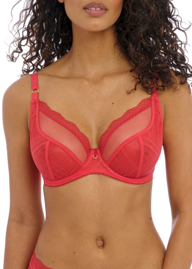 Soutien-gorge Plunge  Armatures Freya Chilli Red