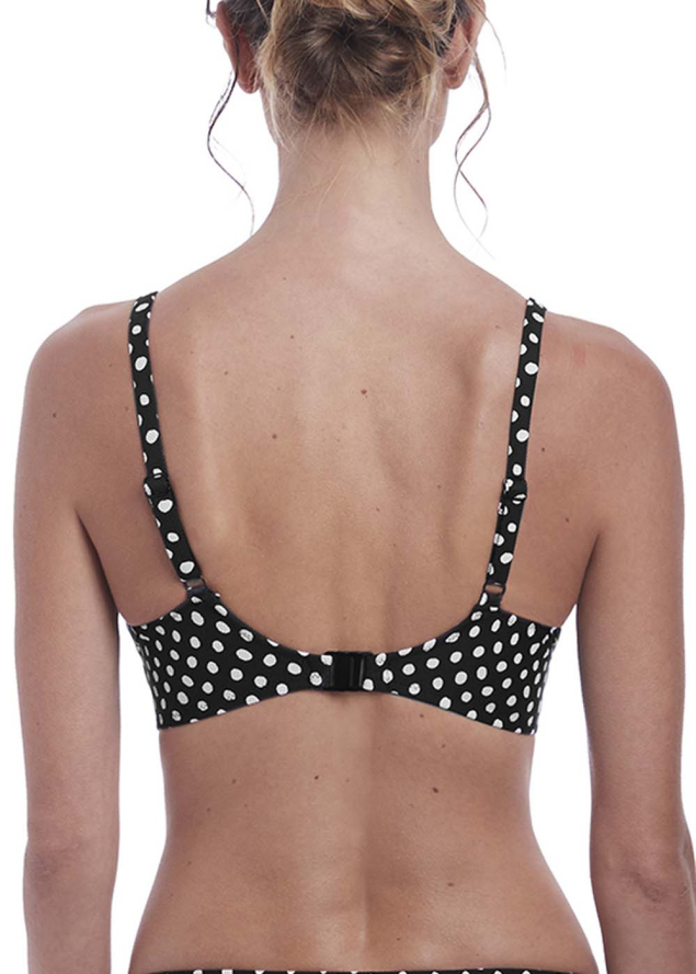 Soutien-gorge Pliss  Armatures Maillots de Bain Fantasie  Black and White