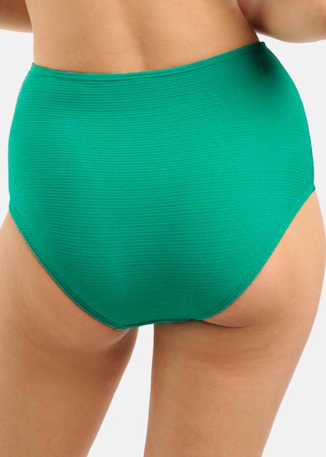 Bas de maillot de bain taille haute Maillots de Bain Sans Complexe Vert Tropical