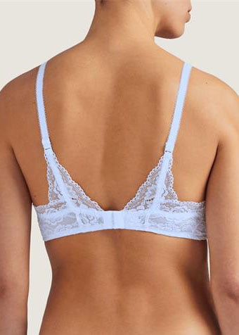 Soutien-gorge Triangle Plunge Aubade Powder Blue