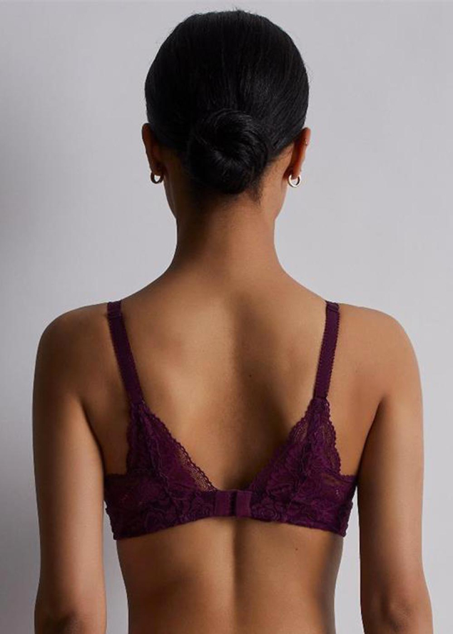 Soutien-Gorge Plunge Foulard  Aubade Berry