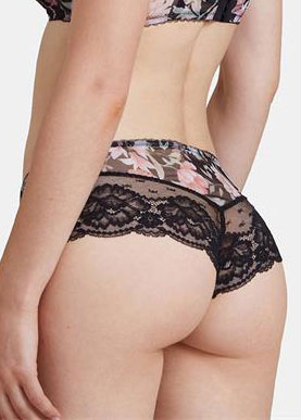 Culotte Saint Tropez Aubade Pivoine Noire