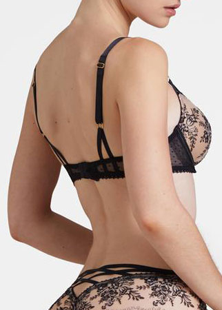 Soutien-Gorge Plunge A Coques Aubade Black Magic