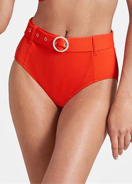 Culotte Haute Maillots de Bain Aubade  Orange