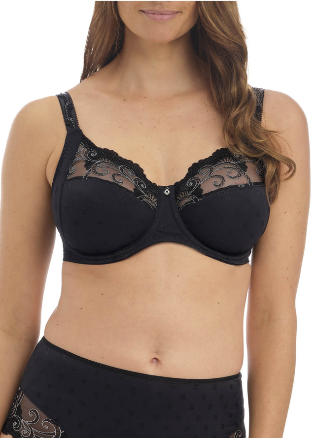 Soutien-gorge Renfort Latral avec Armatures Fantasie Black