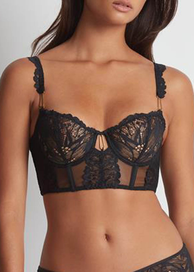 Bustier  Armatures Aubade Noir