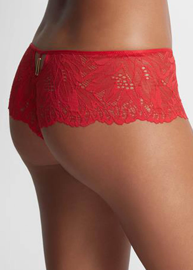 Shorty St Tropez Aubade Rouge Floral