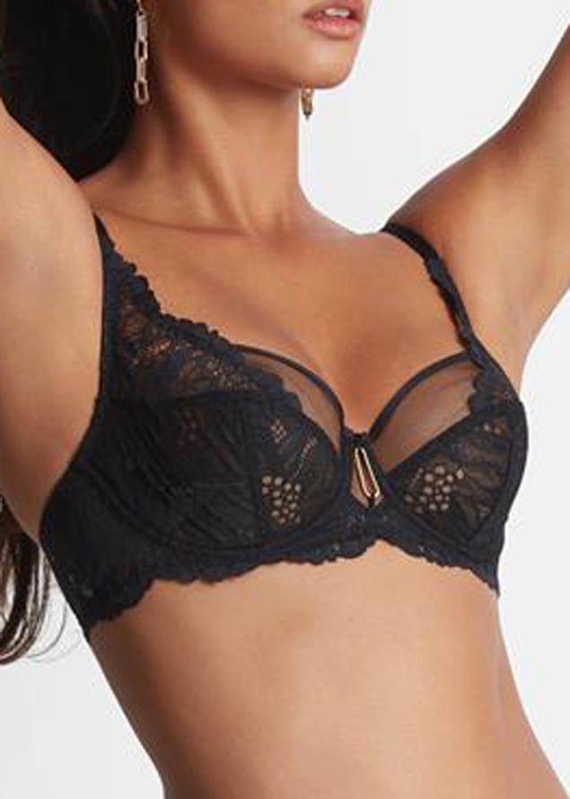 Soutien-Gorge Emboitant Foulard  Armatures Aubade Noir