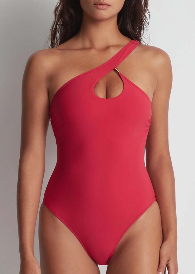 Maillot de bain 1 pièce asymétrique