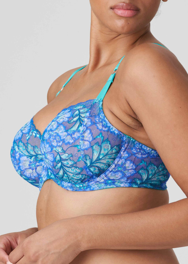 Soutien-gorge Embotant  Armatures Twist de Prima Donna Mermaid Blue