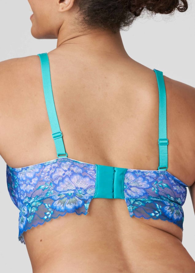 Soutien-gorge Demi Mousse Plongeant  Armatures Twist de Prima Donna Mermaid Blue