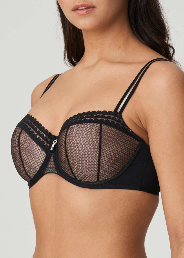 Soutien-gorge Balconnet Rembourr Twist de Prima Donna Noir