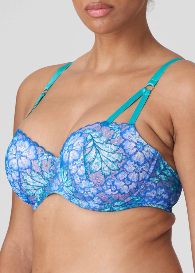 Soutien-Gorge Balconnet Rembourr  Armatures Twist de Prima Donna Mermaid Blue