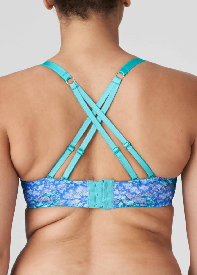 Soutien-Gorge Balconnet Rembourr  Armatures Twist de Prima Donna Mermaid Blue