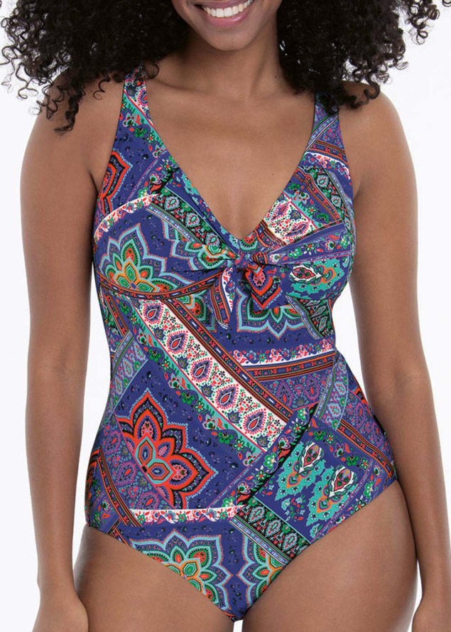 Maillot de bain 1 pice dcollet plongeant Maillots de Bain Rosa Faia Anita