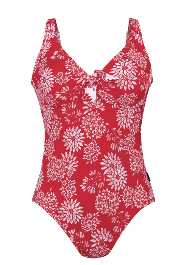  Maillot de bain 1 pice dcollet Maillots de Bain Rosa Faia Anita Cranberry