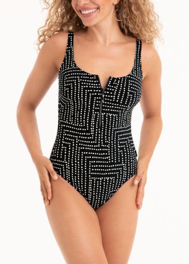 Maillot de Bain 1 pice zipp Maillots de Bain Rosa Faia Anita