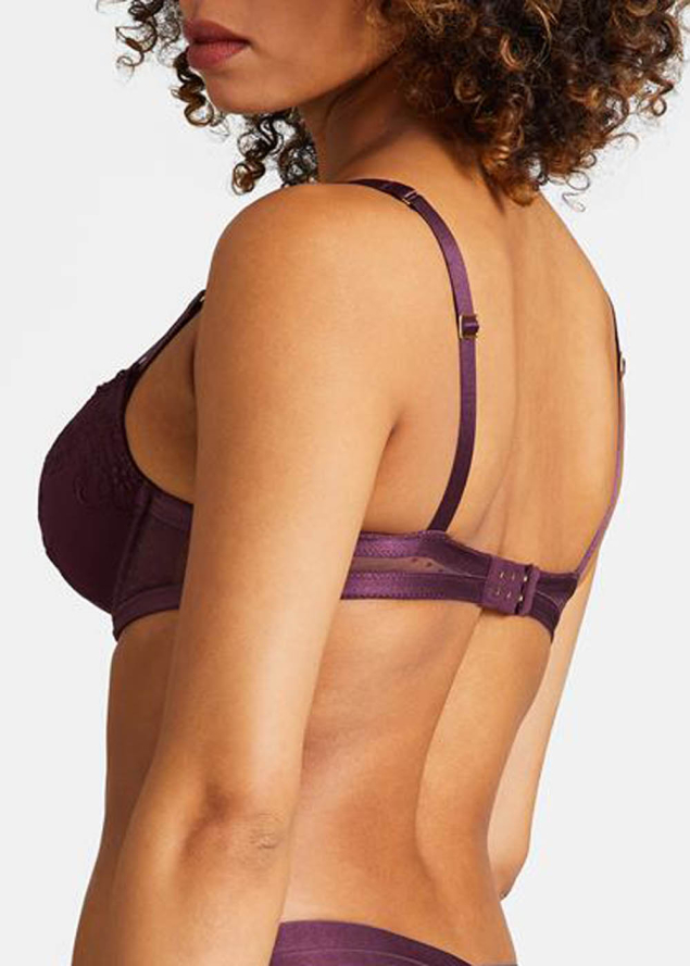 Soutien-gorge Push-Up Aubade Wineberry