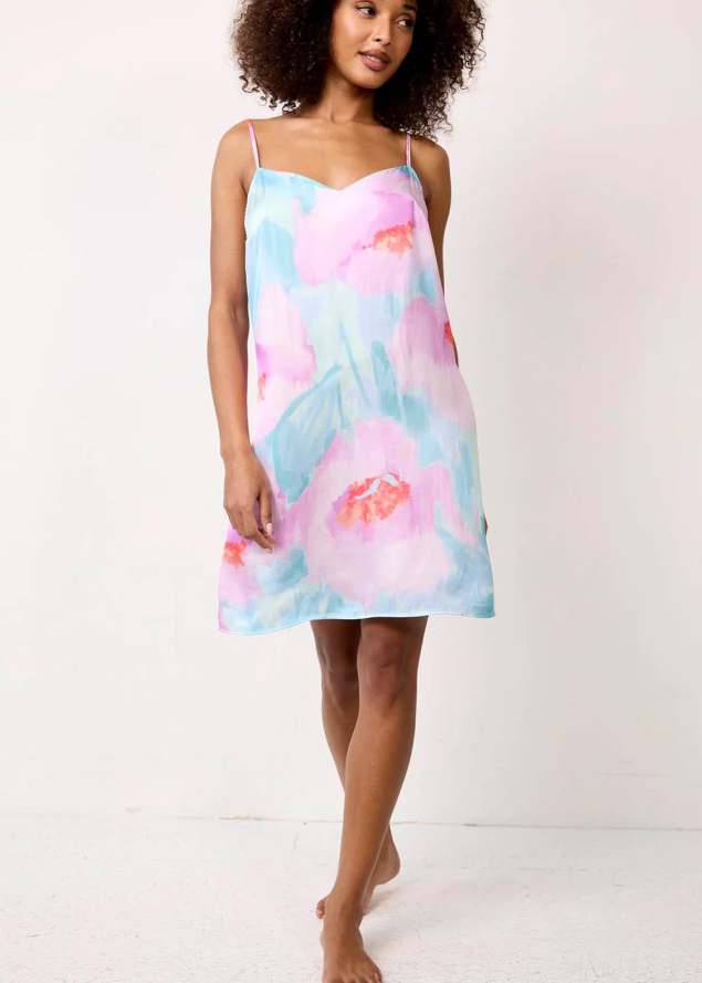 Nuisette en viscose imprim�e Maison Lejaby