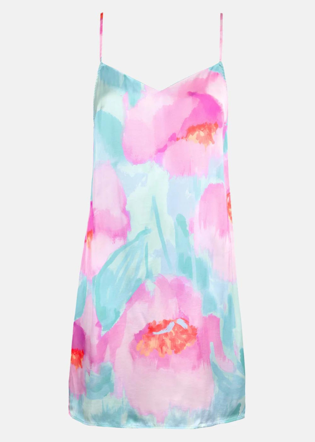 Nuisette en viscose imprim�e Maison Lejaby