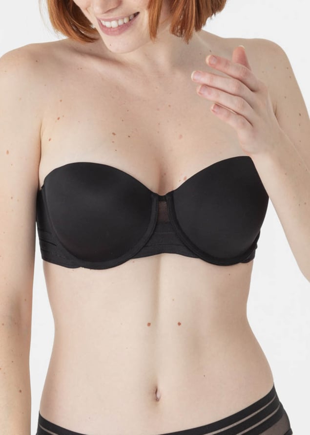 Soutien-gorge Bandeau  Coques avec Armatures Maison Lejaby