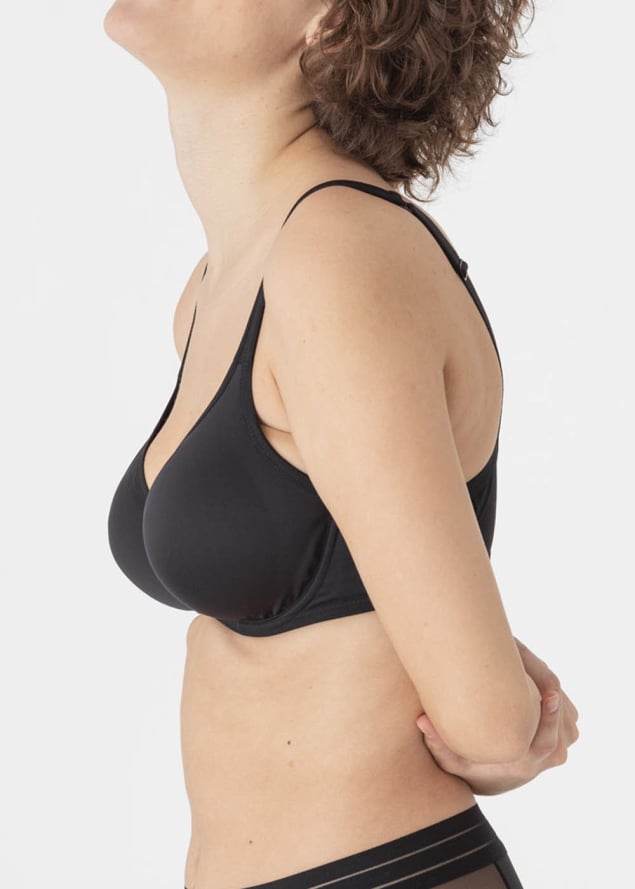 Soutien-gorge Moul Bonnet Profonds avec Armatures Maison Lejaby Noir