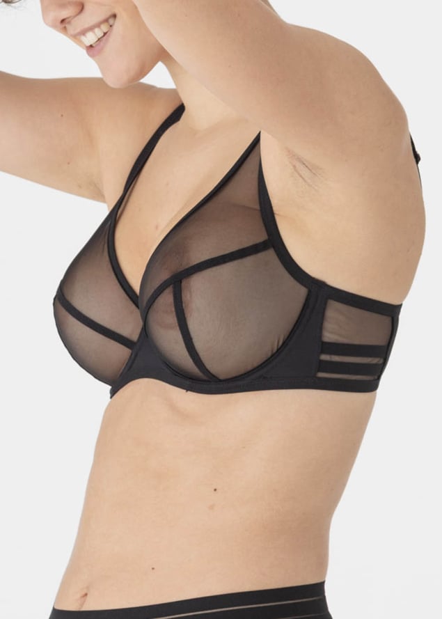 Soutien-gorge Emboitant avec Armatures Maison Lejaby Noir