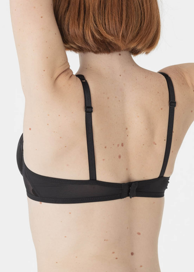 Soutien-gorge Triangle avec Armatures Maison Lejaby Noir