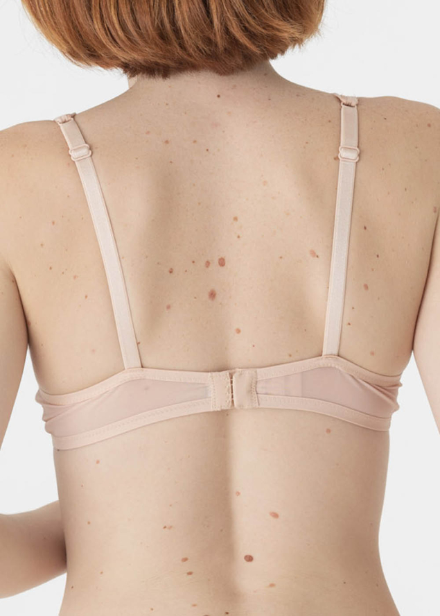 Soutien-gorge Triangle avec Armatures Maison Lejaby Rose Fum