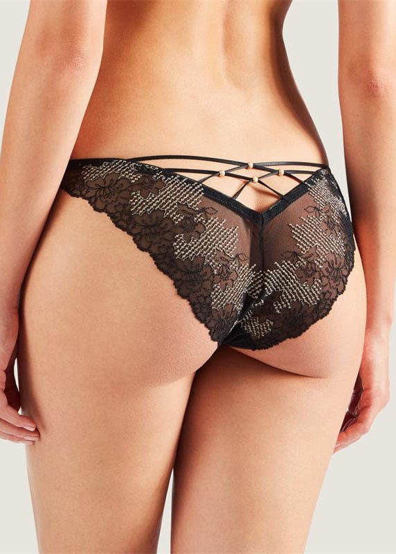 Slip Mini Coeur Aubade Onyx