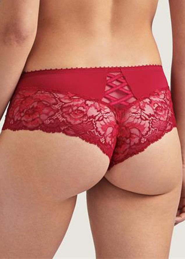 Shorty St-Tropez Aubade Rouge Amour