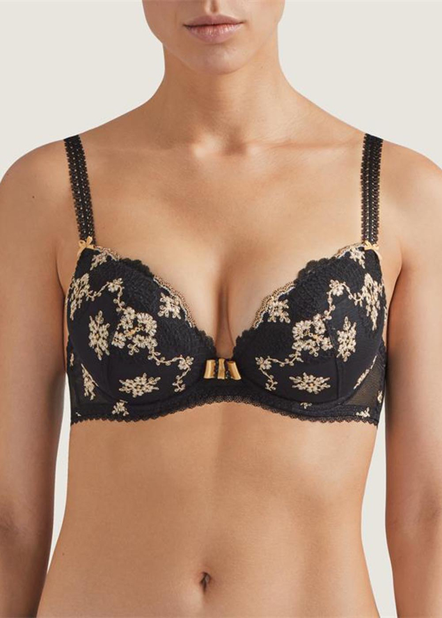 Soutien-gorge Plunge Aubade Noir Phoenix