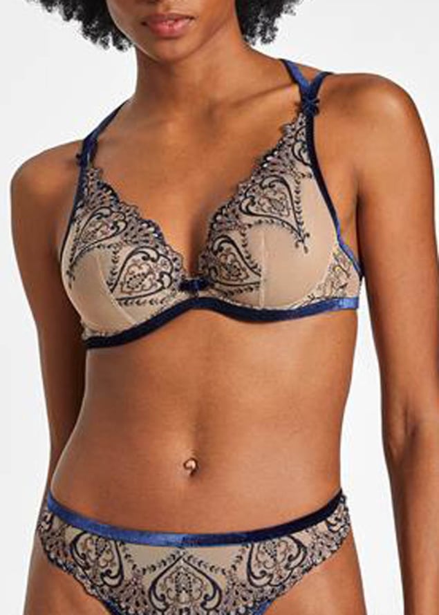 Soutien-gorge Triangle Plunge Coeur avec Armatures Aubade