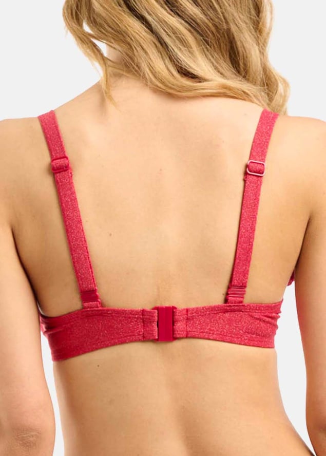 Soutien-gorge Classique  Armatures Maillots de Bain Sans Complexe Cerise