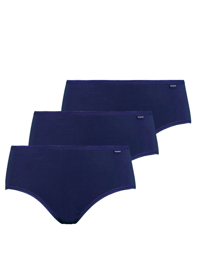 Lot de 3 Slips  Sans Complexe Ruban Bleu