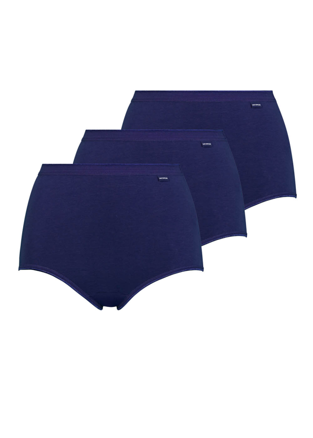 Lot de 3 Culottes Bio Sans Complexe Ruban Bleu