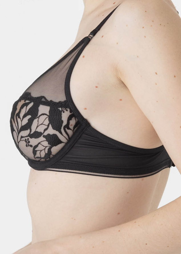 Soutien-gorge Emboitant avec Armatures Maison Lejaby Noir