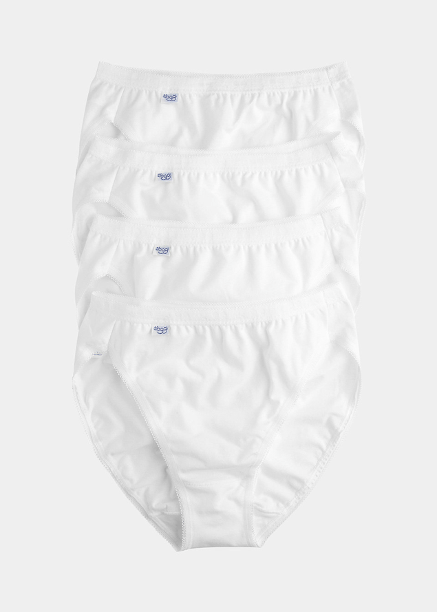 Lot de 4 slips Tai Blanc Sloggi