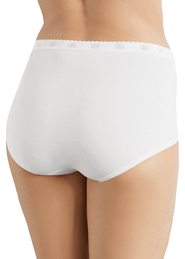 Lot de 4 slips Maxi Sloggi Blanc