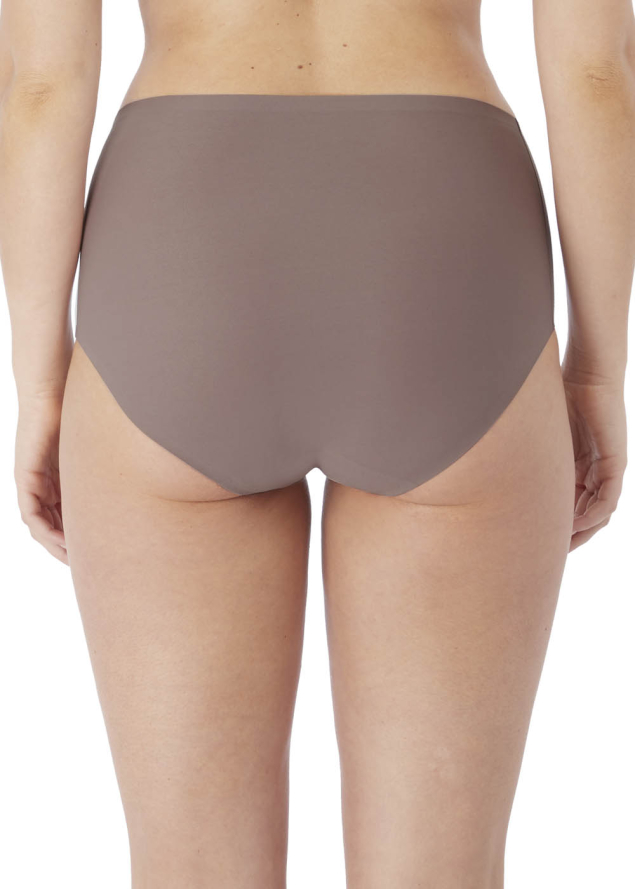 Slip Taille Haute Fantasie Taupe