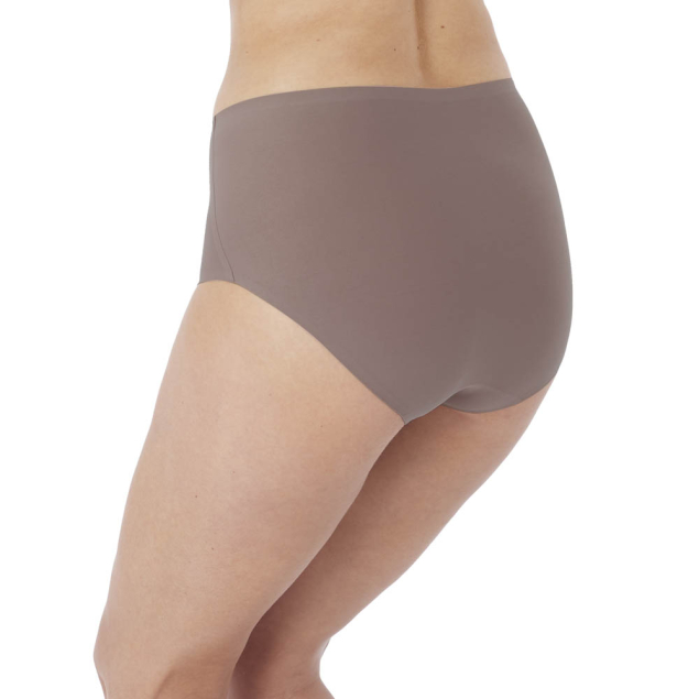 Slip Taille Haute Fantasie Taupe