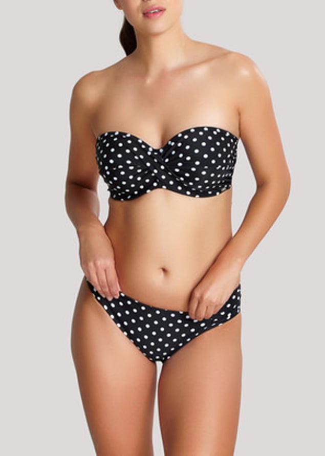 Soutien-gorge Bandeau Maillots de Bain Panache Noir Blanc