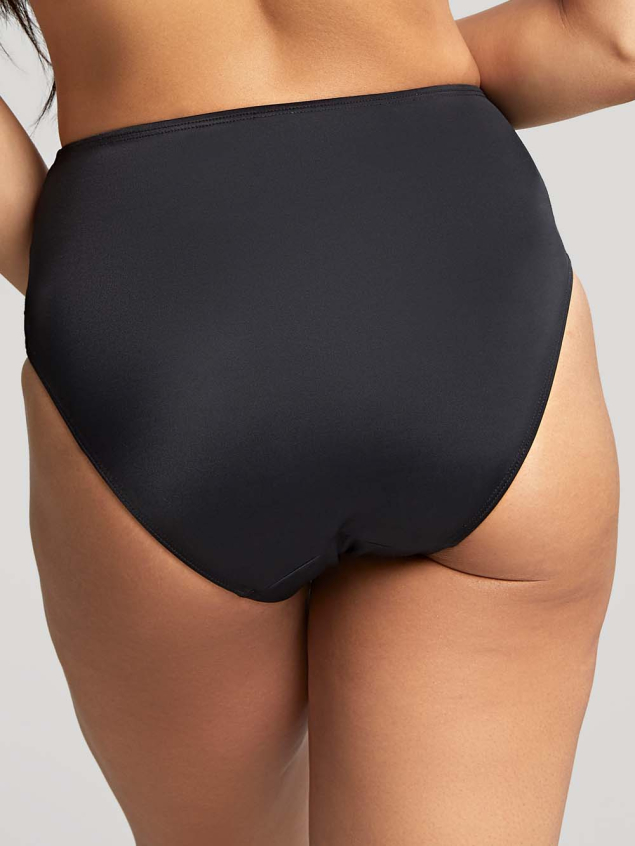 Slip de Bain taille haute Maillots de Bain Panache Noir