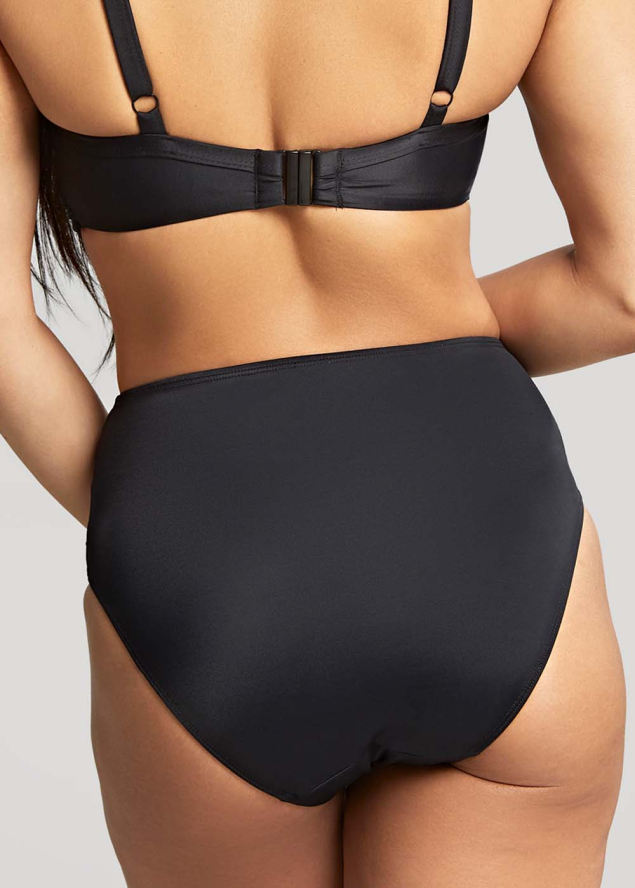 Slip de Bain taille haute Maillots de Bain Panache Noir