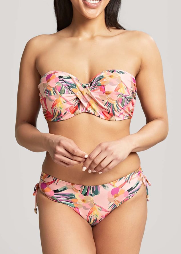 Haut de Maillot de Bain bandeau Maillots de Bain Panache Pink Tropical