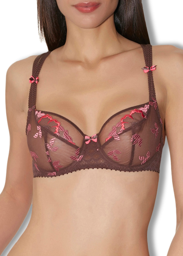 Soutien-gorge Balconnet Aubade Rose Poiret