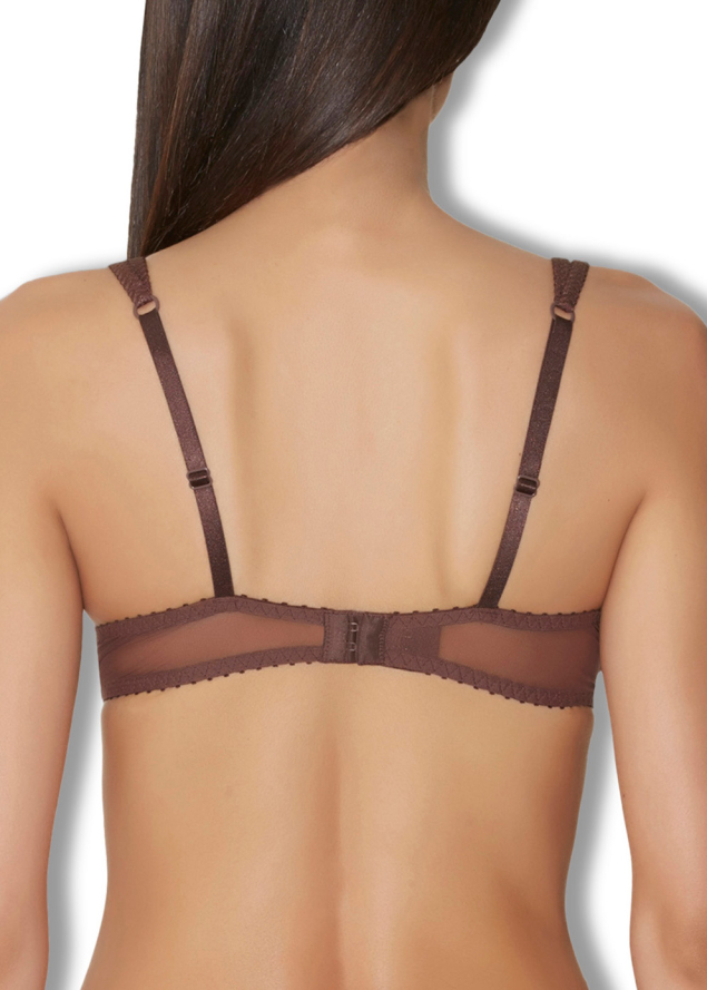 Soutien-gorge Push Up Aubade Rose Poiret