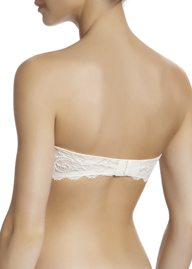 Soutien-gorge Bandeau Dentelle Simone Prle Naturel